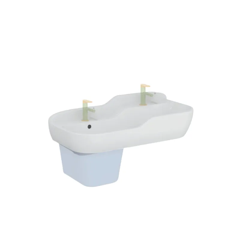 Lavabo pour enfant VitrA Sento Kids 2 hauteurs 85 cm