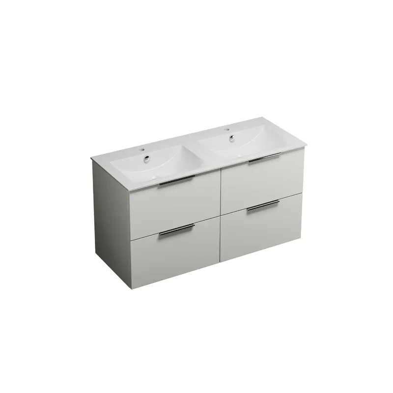 Meuble double vasque 120 cm BURGBAD Olena