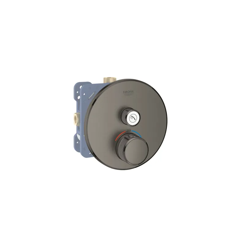 Façade robinet encastré thermostatique 1 sortie GROHE Grohtherm SmartControl