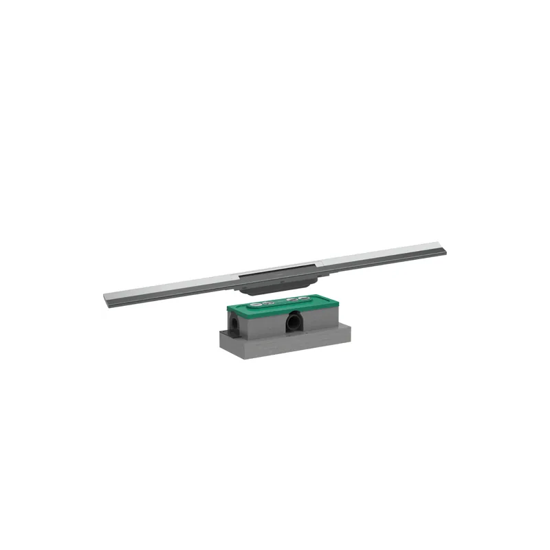 Caniveau de douche HANSGROHE RainDrain Flex chromé découpable 90 cm + corps encastré
