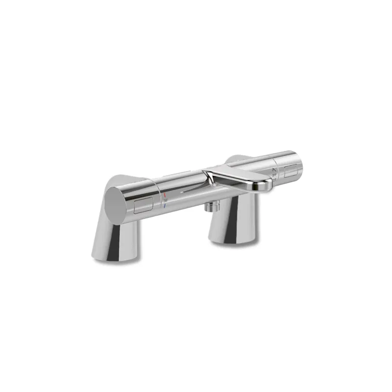 Mitigeur baignoire thermostatique VILLEROY ET BOCH Universal rond avec colonnettes