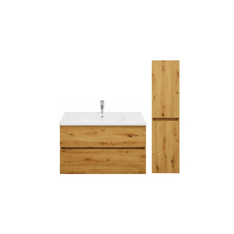 Pack meuble vasque BURGBAD Joline + colonne