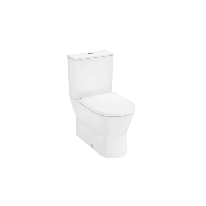 WC à poser sans bride sortie universelle HANSGROHE Elupura Original S avec abattant