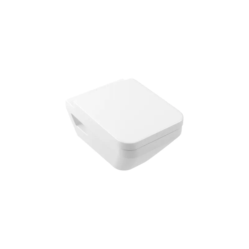 Cuvette WC suspendu sans bride VILLEROY ET BOCH Architectura Twistflust rectangle avec abattant frein de chute