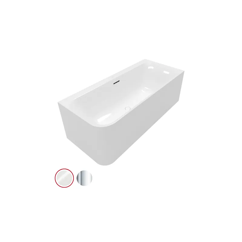 Baignoire murale semi-îlot d‘angle VILLEROY & BOCH Loop & Friends
