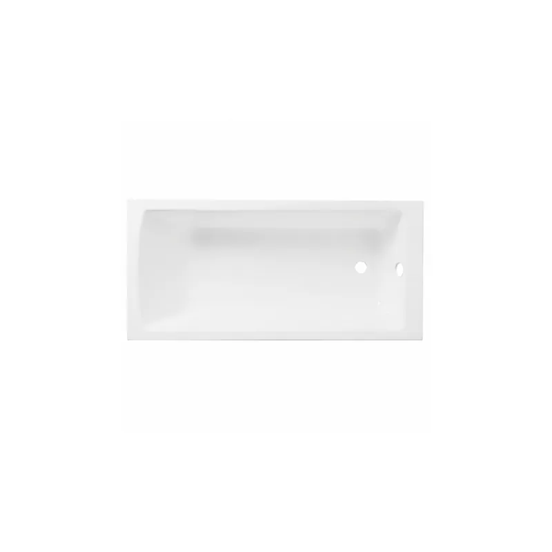 Baignoire droite VitrA Neon blanc brillant avec pied