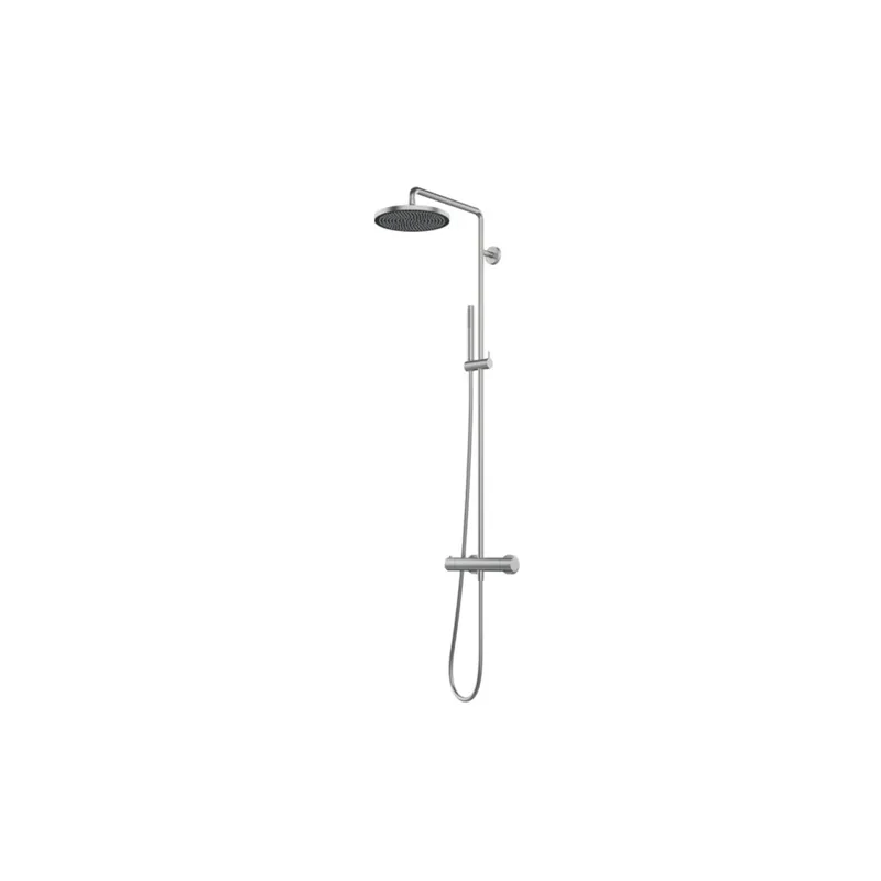 Colonne de douche extérieure murale thermostatique CRISTINA ONDYNA Inox 316
