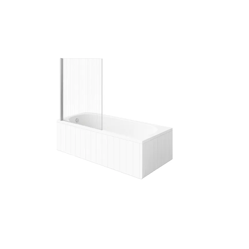 Baignoire droite VILLEROY & BOCH O.Novo + Pare bain AURYS Raywall