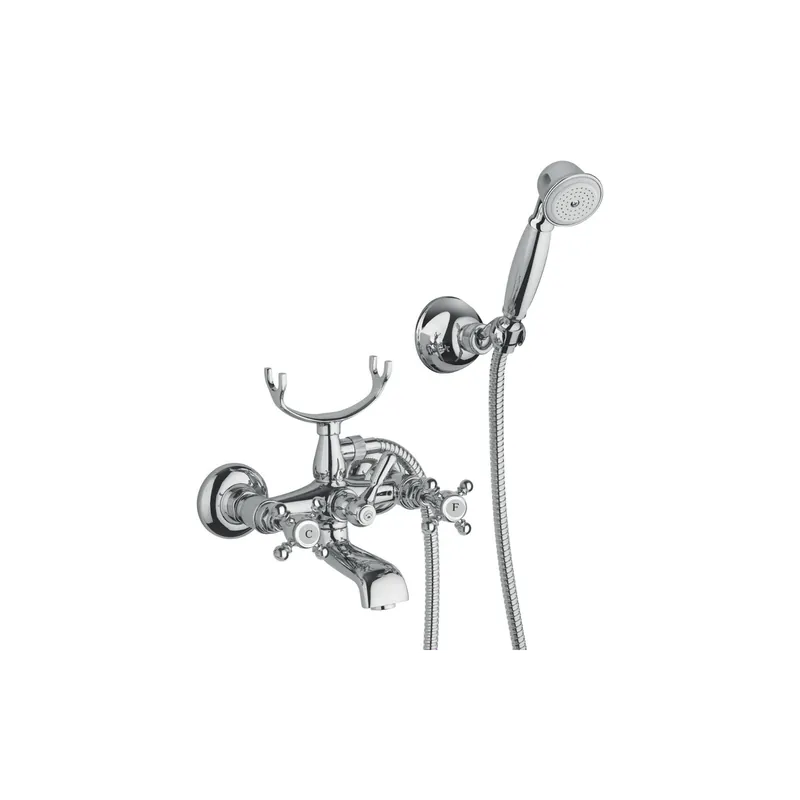 Mélangeur bain douche + flexible + douchette + support PAINI Tiffany