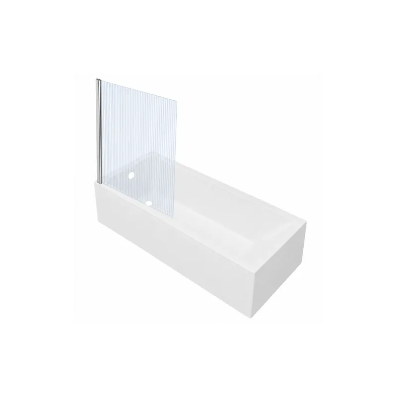 Baignoire droite VitrA Neon + Pare bain droit AURYS Raywall