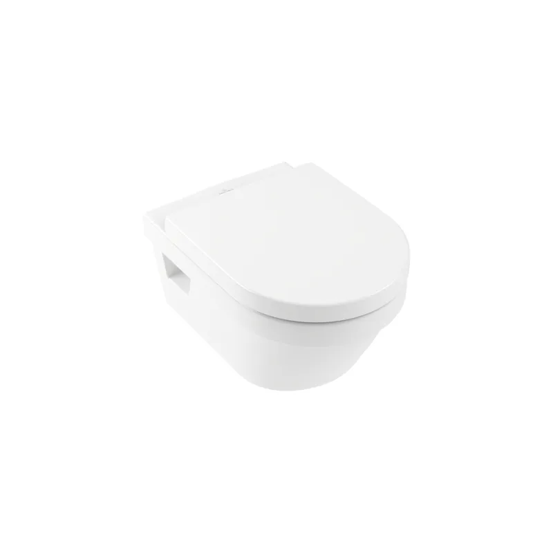 Cuvette WC suspendu sans bride VILLEROY ET BOCH Architectura Directflush + abattant frein de chute