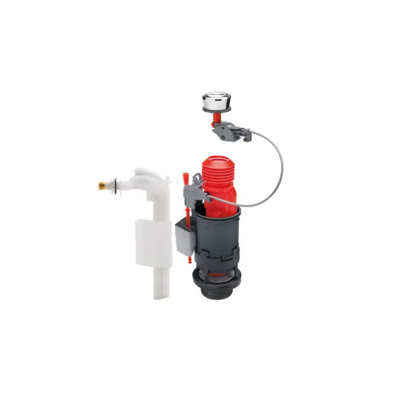 Mécanisme double chasse WIRQUIN à commande à câble MW² + robinet flotteur latéral F90