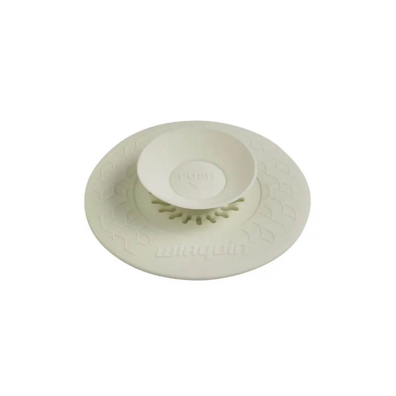 Bouchon universel 2 en 1 pour baignoire, lavabo et évier WIRQUIN Uppy blanc