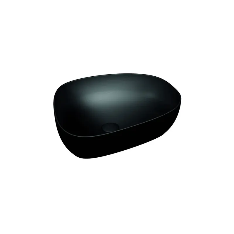 Vasque asymétrique VitrA Outline noir mat