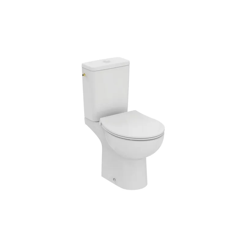 WC à poser sans bride sortie horizontale IDEAL STANDARD Tirso RimLS+ avec abattant frein de chute