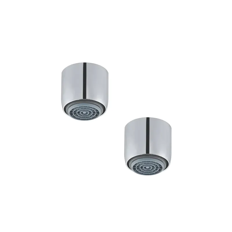 Lot de 2 aérateurs antitartre avec limiteur de débit 3 l/min F 22x1 PRESTO chromé