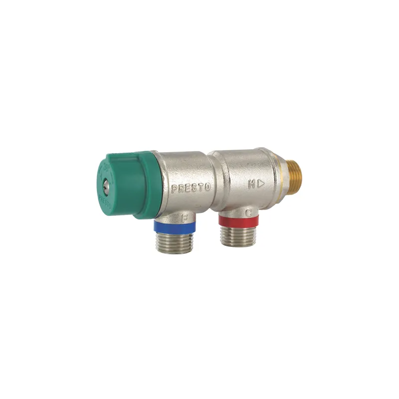 Régulateur thermostatique de sécurité à entrées parallèles 3/4‘‘ Presto