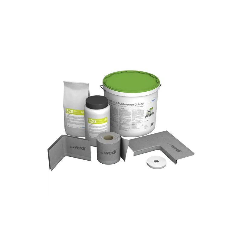 Kit d‘étanchéité WEDI pour receveurs finis