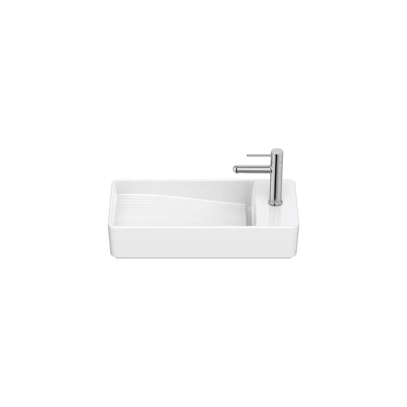 Lave-mains mural compact 55 x 27,5 ROCA Tura blanc brillant