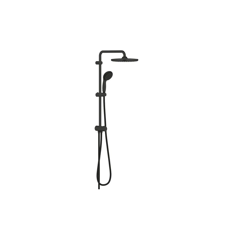 Colonne de douche sans robinetterie GROHE Vitalio Start 250 1 jet Noir mat