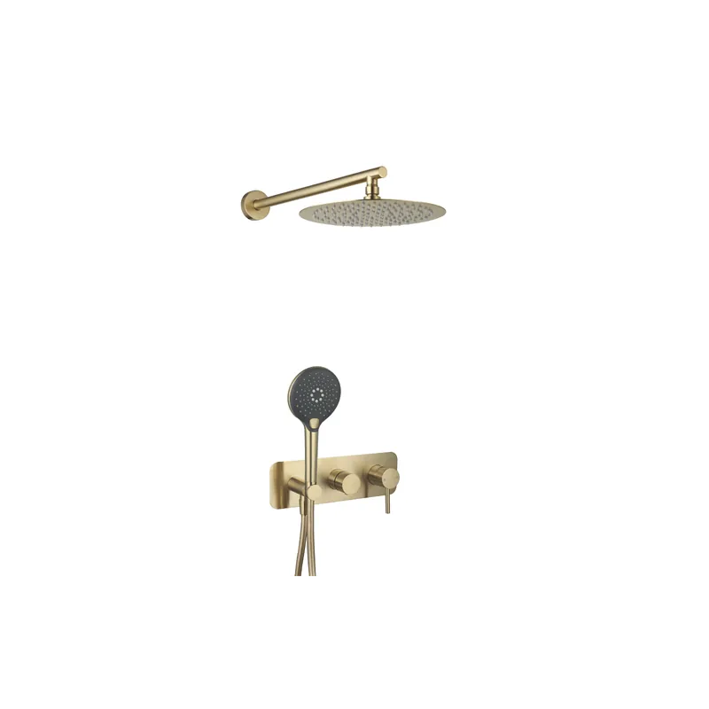 Colonne de douche mécanique encastré PAINI Ortence + douchette 3 jets + corps encastré