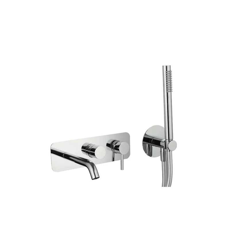 Mitigeur bain douche mécanique mural + douchette 1 jet + corps encastré PAINI Cox