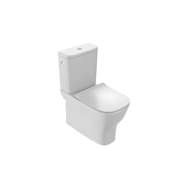 WC à poser compact sans bride sortie universelle JACOB DELAFON Struktura avec abattant extra-plat, déclipsable et frein de chute