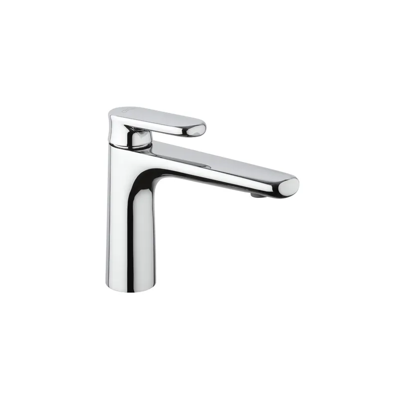 Mitigeur lavabo bec bas PAINI Stone chromé avec vidage clic clac
