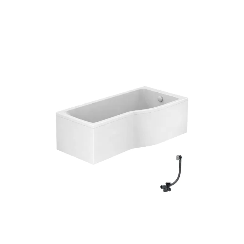Baignoire bain douche IDEAL STANDARD Connect Air + tablier
