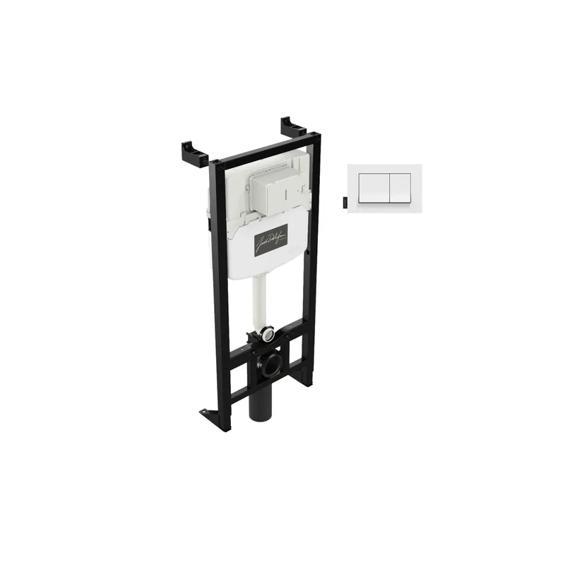 Pack bâti support WC autoportant JACOB DELAFON 3/6L + plaque blanche