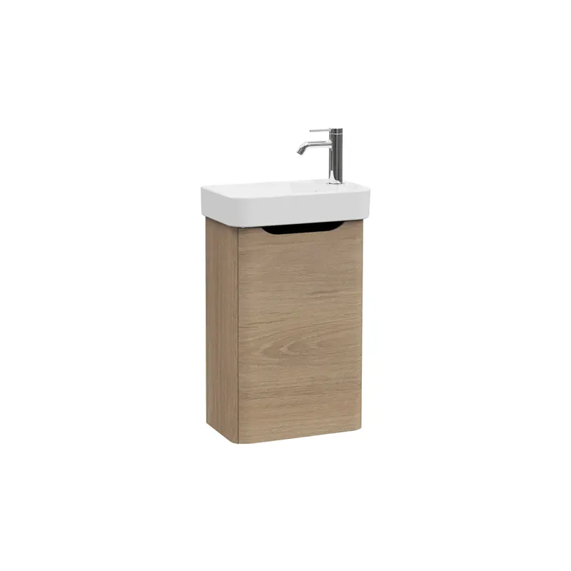 Meuble lave mains VitrA Sento Round chêne doré