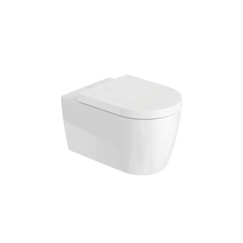 Cuvette WC suspendu sans bride DURAVIT ME by Starck avec abattant frein de chute