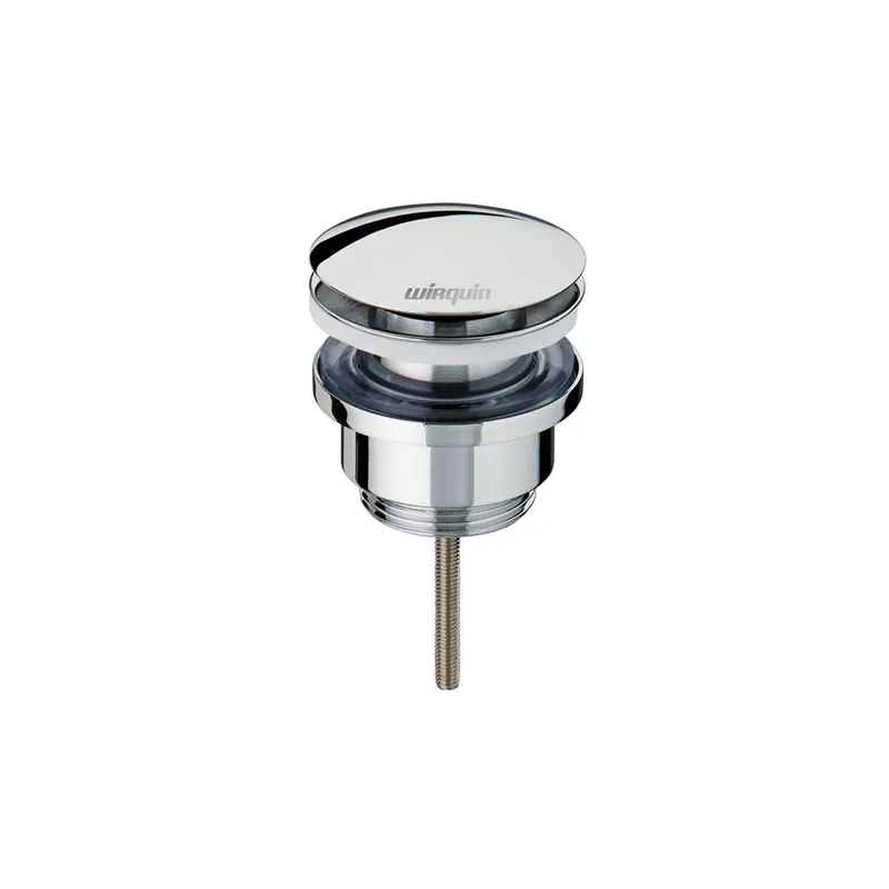 Bonde lavabo universelle WIRQUIN Quick clac avec vis centrale