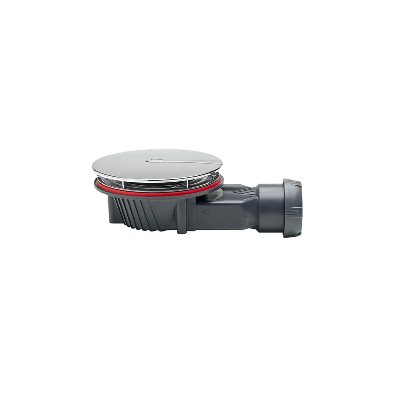 Bonde de douche extra-plate WIRQUIN Slim+ D90 dôme ABS