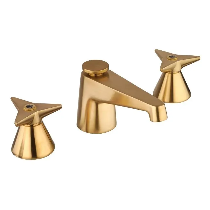Mitigeur lavabo 3 trous finition laiton brossé Mamoli Gio Ponti 45100000005G