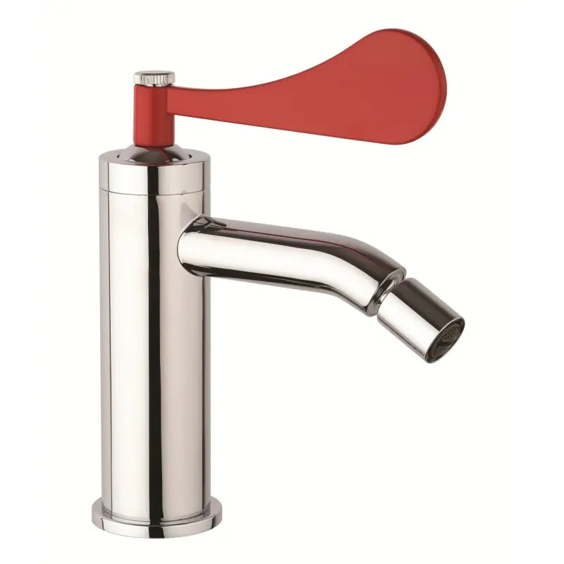 Mitigeur de bidet avec vanne de vidange 1"1/4 avec levier rouge Mamoli Paola&TheBathroom 594300002C01