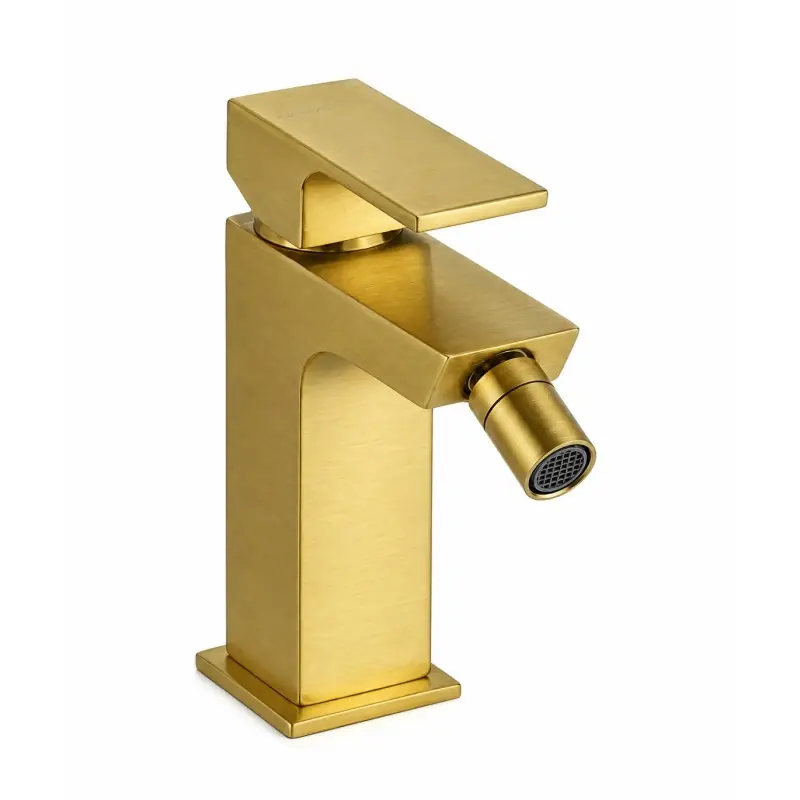 Mitigeur de bidet modèle carré or brossé Gattoni SQUARE 2564/25SG