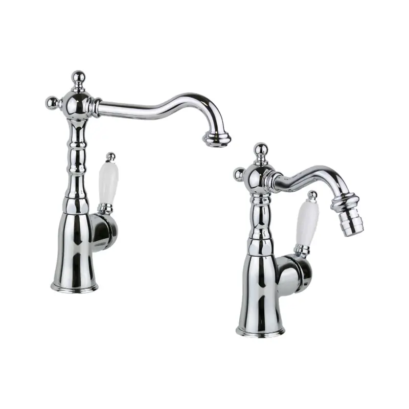 Mitigeur lavabo et bidet chromé Gattoni Orta KITORTA1C0