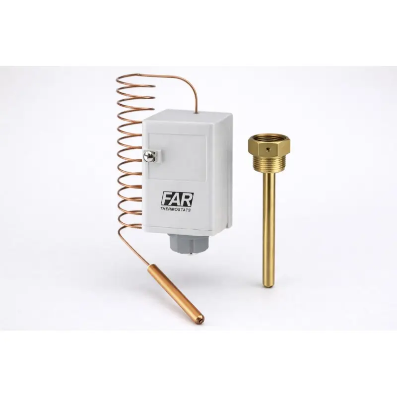 Thermostat avec capillaire à distance et réglage protégé FAR 7953