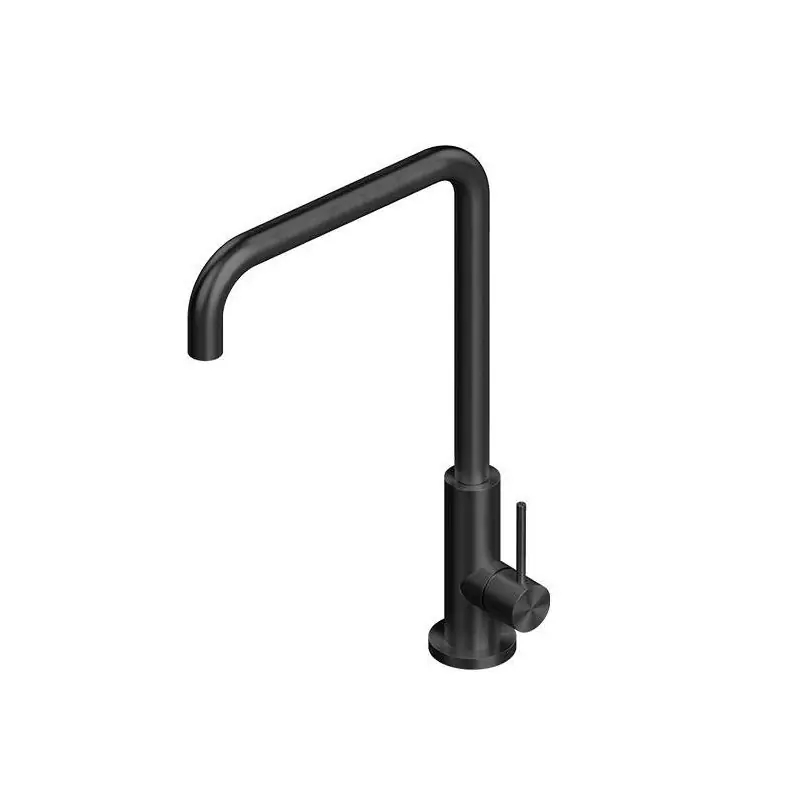 Mitigeur de cuisine en acier inoxydable AISI 316L noir Quadro srl 603ON