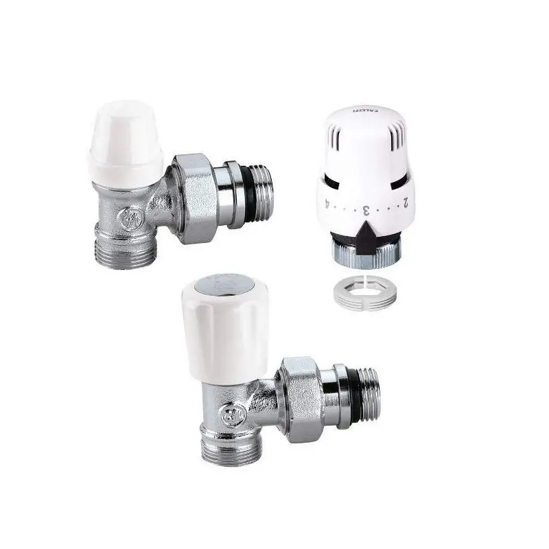 Kit d‘installation vanne pour radiateurs 1/2"G Caleffi KITVAL1
