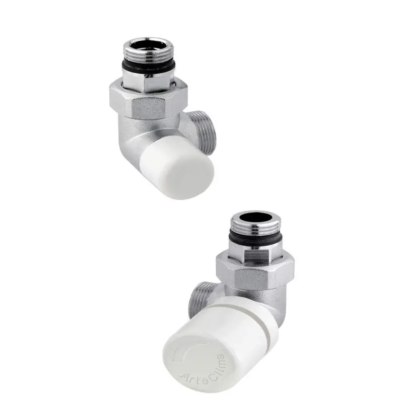 Jeu de vannes pour radiateurs hydrauliques avec vanne droite Arteclima KITVAL2