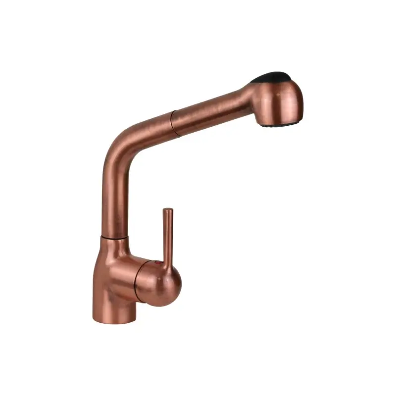 Mitigeur d‘évier de cuisine de style classique de couleur cuivre I Crolla TECNOMIX 8250VR