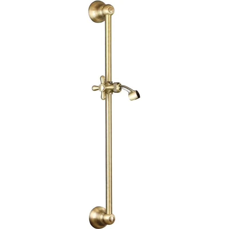 Barre de douche à support coulissant de couleur bronze Damast 300 -12581