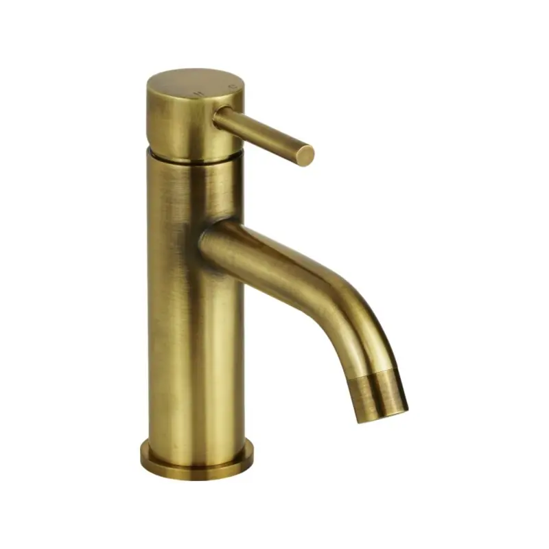 Miscelatore per lavabo modello tondo in colore bronzo Pollini Jessy MXLAMCMMCOA