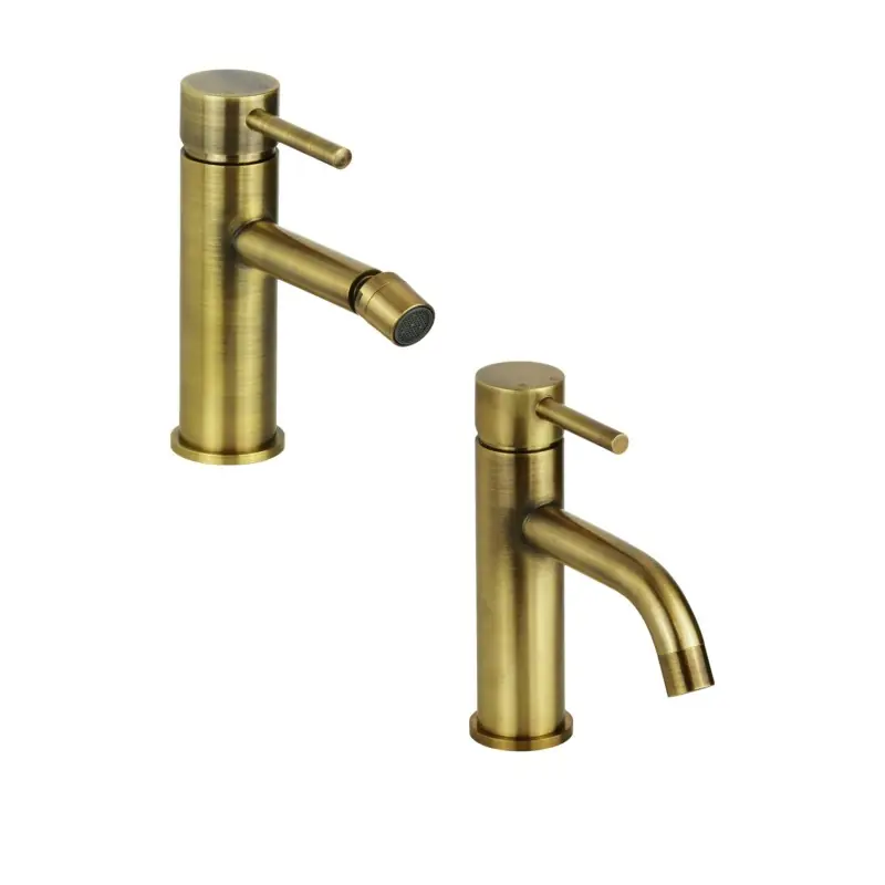 Ensemble de salle de bain en bronze complet avec lavabo et bidet Pollini Jessy KITKJES1OA