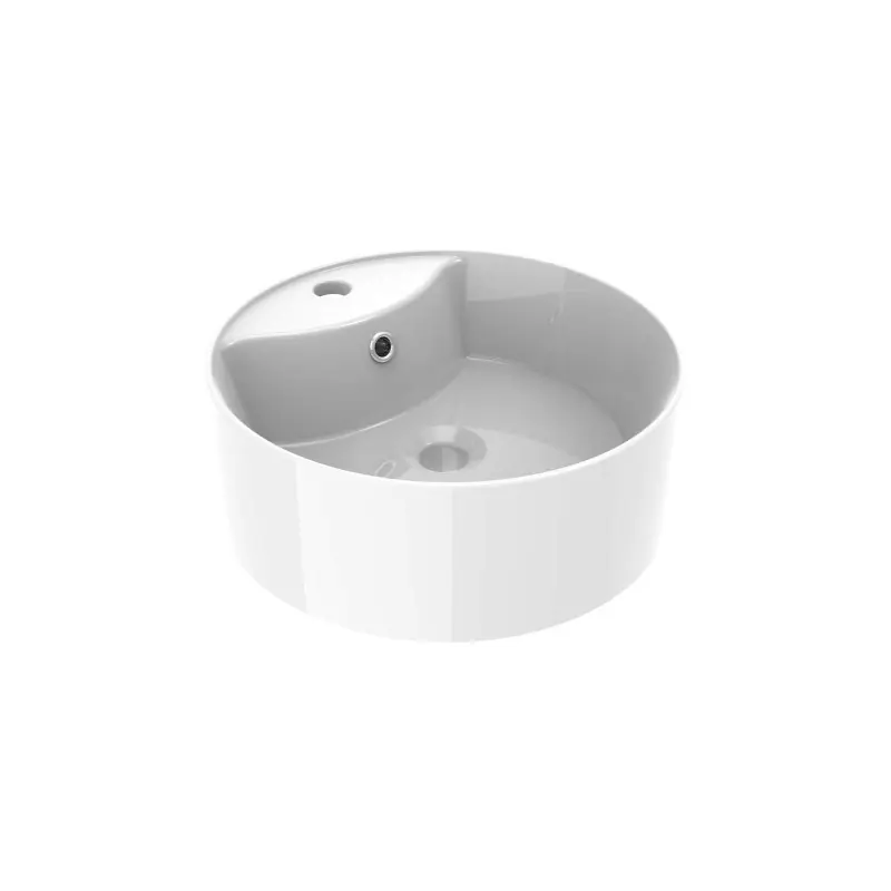 Lavabo à poser rond blanc brillant Ercos Olimpia BLCERLOLIM0001