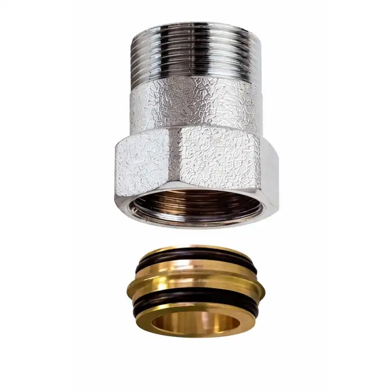 Rallonge droite chromée filet FAR 24X19 MÂLE - filet 24X19 femelle FAR 8850