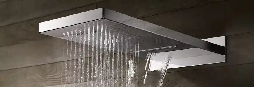 Pommes carrés de douche