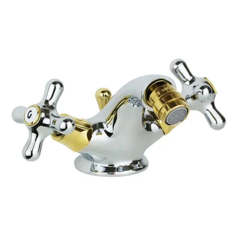 Robinet de bidet en modèle élégant de couleur chrome doré Paffoni Iris IRV125CO